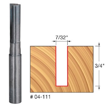 7/32" x 3/4" TWO FLUTE BIT