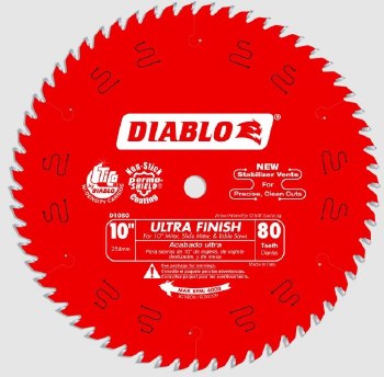 10 x 80 ULTRA FINISH SAW BL