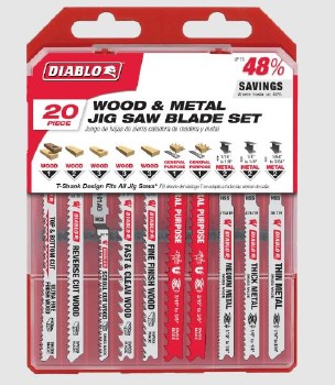 20 pc T-Shk Jig Saw Blade Set