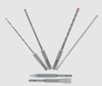 6pc SDS+ 4-Ctr Full Carb Hd Hm