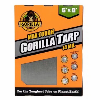 6'x8' Silver Heavy Duty Tarp
