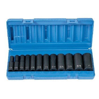 3/8" DRIVE 12PC DEEP SAE 12POINT