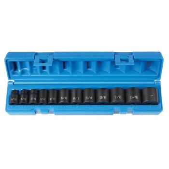 3/8" DRIVE 12PC STANDARD SAE 6POINT
