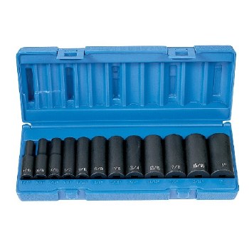 3/8" DRIVE 12PC DEEP SAE 6POINT
