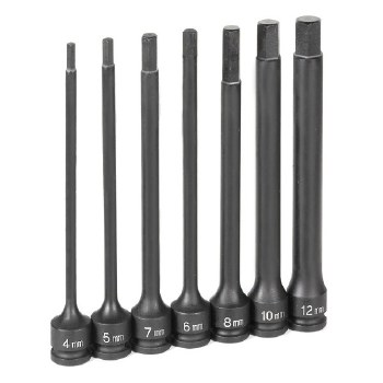 3/8" DRIVE 7PC MM HEX DRIVER