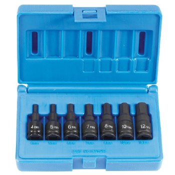 3/8" DRIVE 7PC STANDARD MM HEX DRIVER