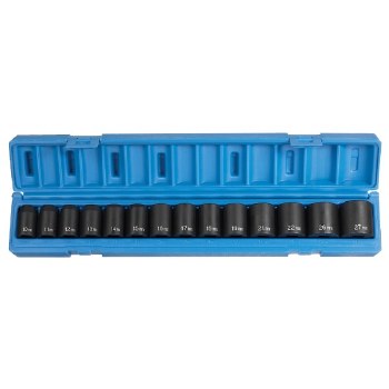 1/2" DRIVE 14PC STANDARD MM 6POINT