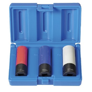 1/2" DRIVE 3PC E.T.W. WHEEL/NUT PROTECTOR SET
