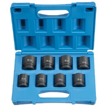 3/4" DRIVE 8PC STANDARD SET 26MM-38MM