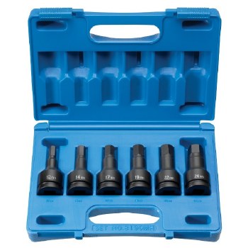 3/4" DRIVE 6PC STANDARD HEX DRIVE 12-24MM