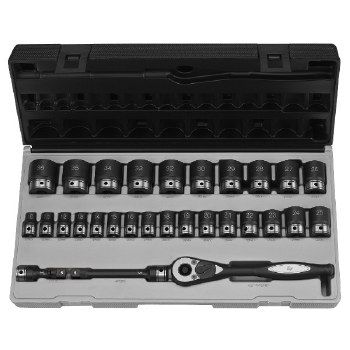 1/2" DRIVE 29PC STANDARD MM DUO 6POINT