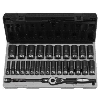 1/2" DRIVE 29PC DEEP MM DUO 6POINT