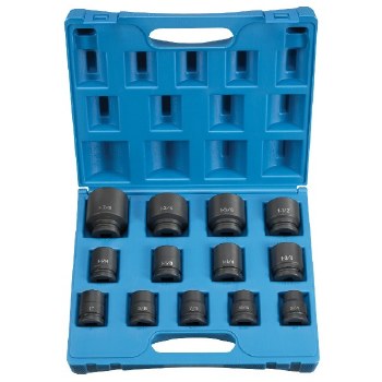 3/4" DRIVE 13PC STANDARD SAE DUO 12POINT