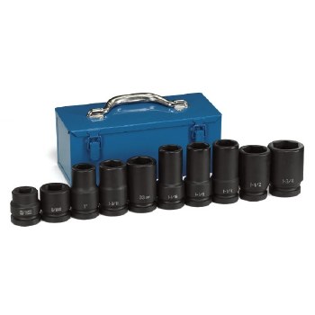 1" DRIVE 10PC STANDARD/DP HD TRUCK SET