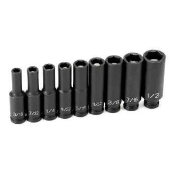 1/4" DRIVE 9PC SAE MAG IMP SPR ST