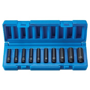 1/4" DRIVE 10PC SRFC DP SAE 6POINT