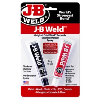 J-B WELD TWIN TUBE 1OZ EA
