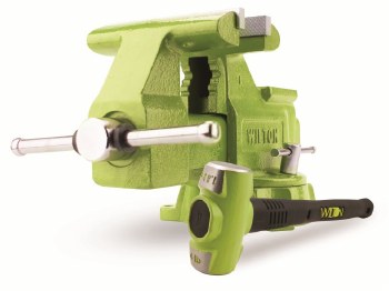 6-1/2" BENCH VISE & 4# SLEDGE HAMMER KIT