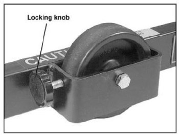 KNOB FOR LOCKING CASTER
