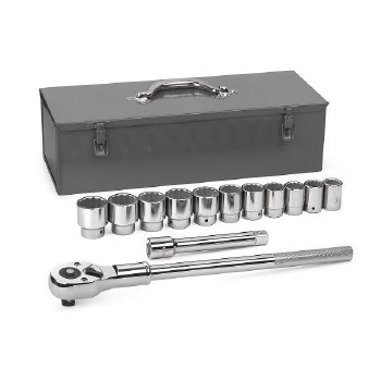 13PC 3/4" DR SOCKET SET 12 PT STANDARD SAE
