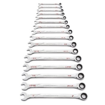 16PC RATCHETING WRENCH SET 120XP WST SAE
