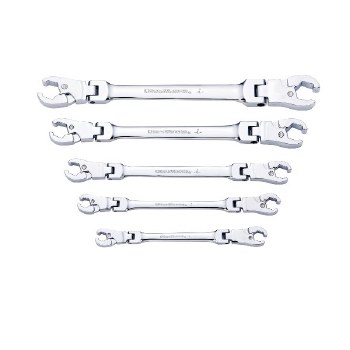 5PC RATCH FLEX FLARE NUT SAE