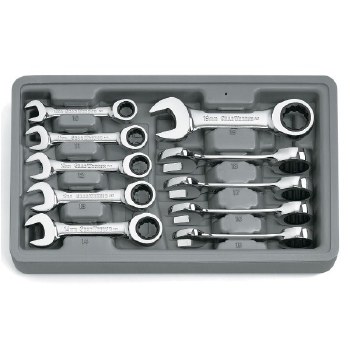 10PC STUBBY GEAR WRENCH SET 10-19 MM