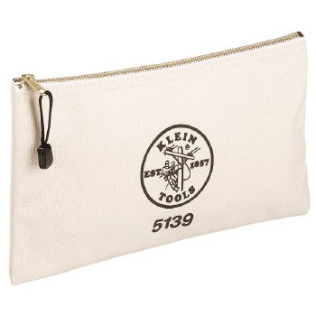 CANVAS ZIPPER BAG 7" x 12-1/2"