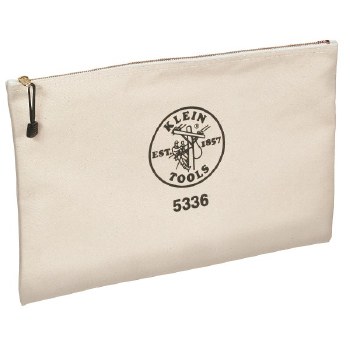 CANVAS ZIPPER BAG 17" x 12"