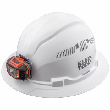 FULL BRIM HARD HAT W/VENT & LT