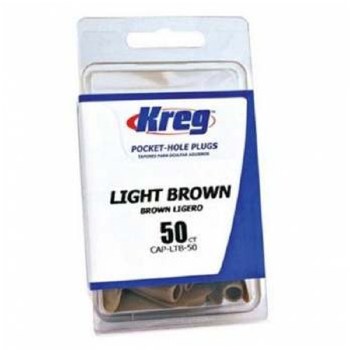 D-LT BRN PLASTIC PLUGS 50 PK