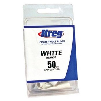 WHITE PLASTIC PLUGS 50 PK