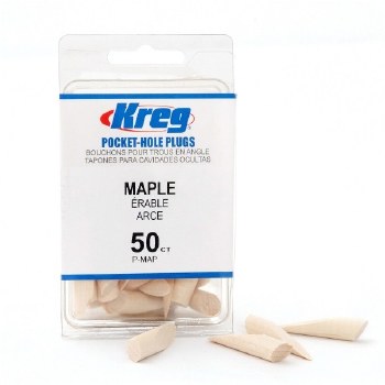 MAPLE WOODEN PLUGS 50 PK