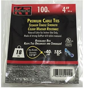 4" ULTRA LIGHT DUTY, NATURAL,