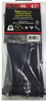 8.1" LIGHT DUTY, UV BLACK, 100