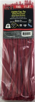 11.8" RED STANDARD DUTY, 100/P