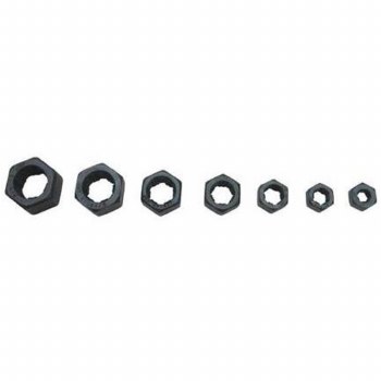 7-pc SAE Fine Thd Rstr Die Set