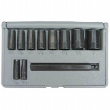 11 PC.  GASKET HOLE PUNCH SET
