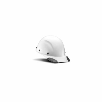 WHITE FIBER RESIN HARD HAT