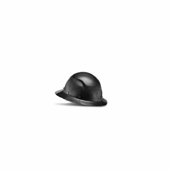 BLACK CARBON FIBER HARD HAT