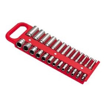 1/4" DR MAGNETIC SOCKET HOLDER RED