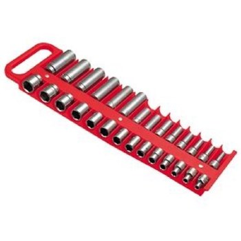 3/8" DR MAGNETIC SOCKET HOLDER RED