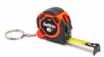 1/2" X 6' TAPE MEASURE w/RING