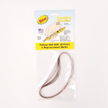 5PC REPL BELTS, YLW 400 GRIT