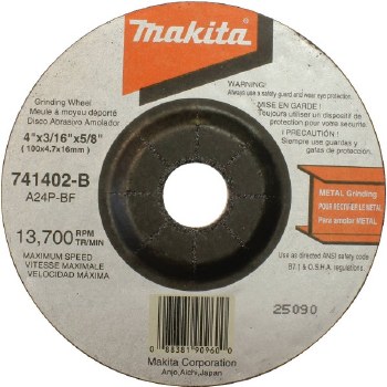 4" x 5/8 x 3/16 GRINDING WHEEL 24 GRIT