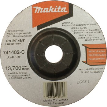 4" x 5/8 x 1/4 GRINDING WHEEL 24 GRIT