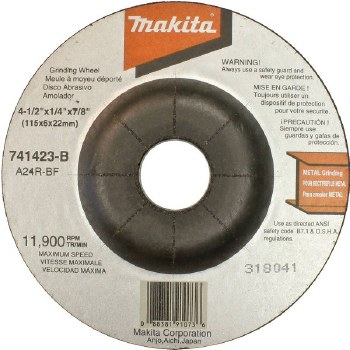 4½" x 7/8 x 1/4 GRINDING WHEEL