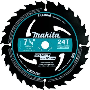 7¼" 24T BLACK FRAMING BLADE