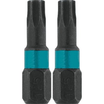 T25 Torx 1" Bit, 2/pk