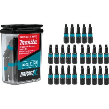 #2 Sq Rec 1" Bit, 25/pk